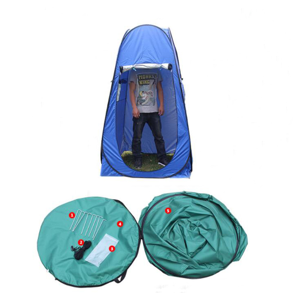 Cheap Goat Tents Outdoor Camping Automatic Tent  Camping Tents 2 Person Outdoor Toilet Shower Dressing Tent Beach Travel Kits Accessories   